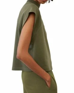 Femme Marc O'Polo T-Shirts^T-Shirt loose Crop kaki