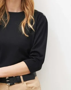 Femme Caroll T-Shirts^T-Shirt Manae noir