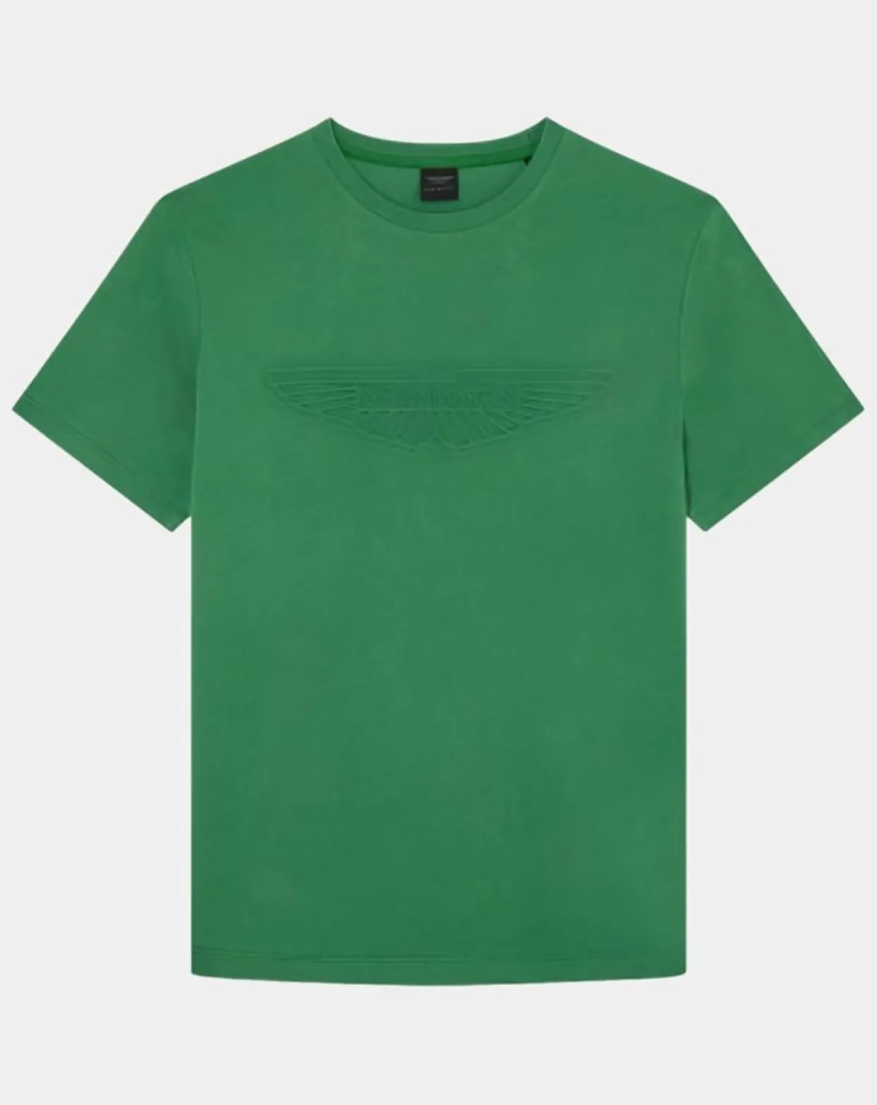 Homme Hackett London T-Shirts^T-Shirt manches courtes Aston Martin Racing Embossé vert clair