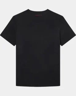 Homme Hackett London T-Shirts^T-Shirt manches courtes Aston Martin Racing Embossé noir