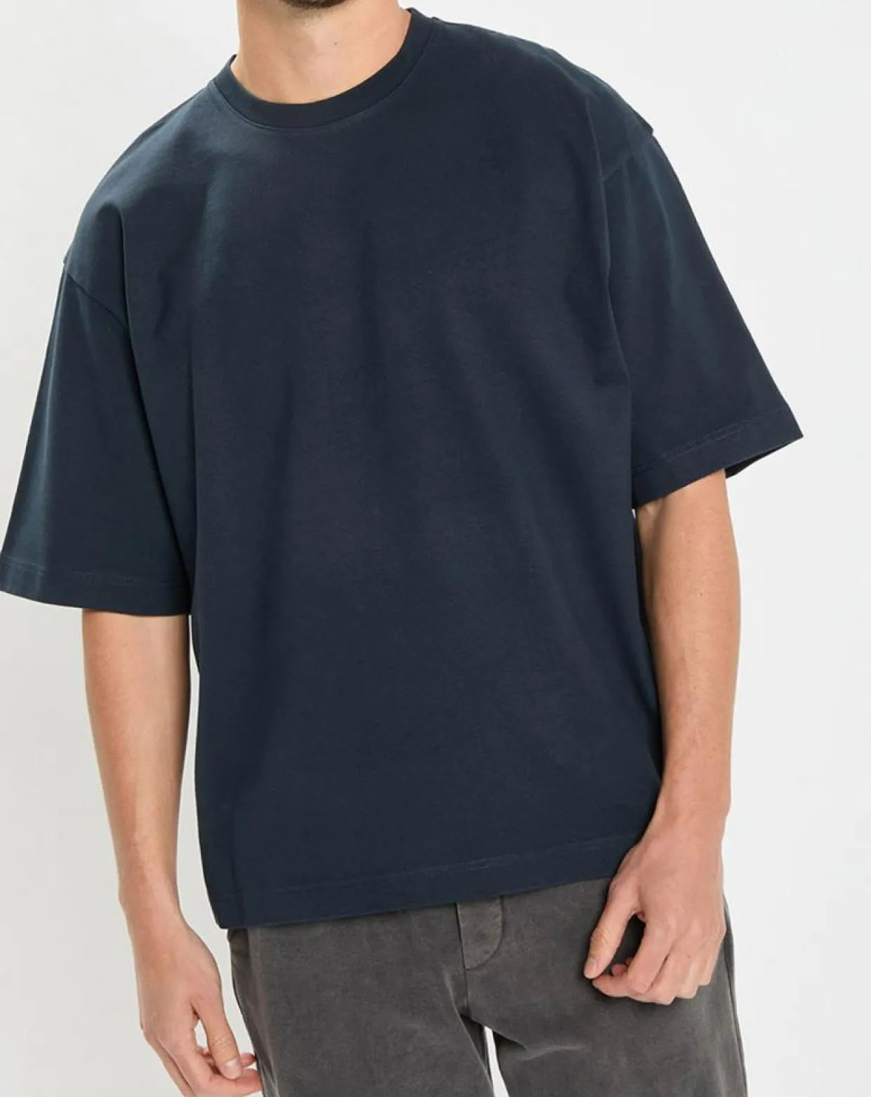 Homme Marc O'Polo T-Shirts^T-Shirt manches courtes Col Rd Oversize bleu marine