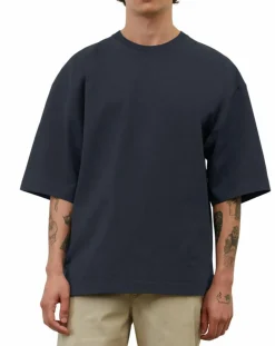 Homme Marc O'Polo T-Shirts^T-Shirt manches courtes Col Rd Oversize bleu marine