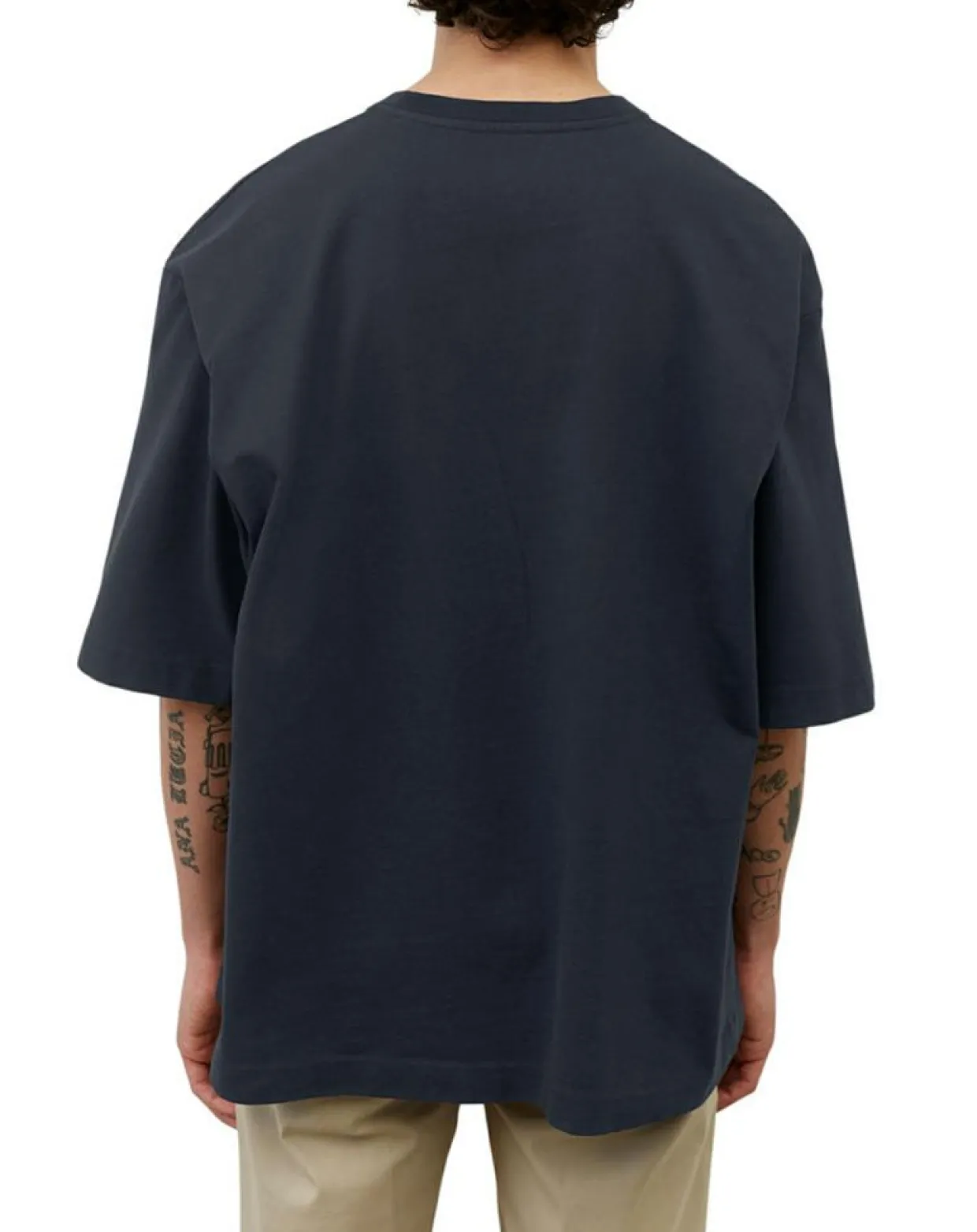 Homme Marc O'Polo T-Shirts^T-Shirt manches courtes Col Rd Oversize bleu marine