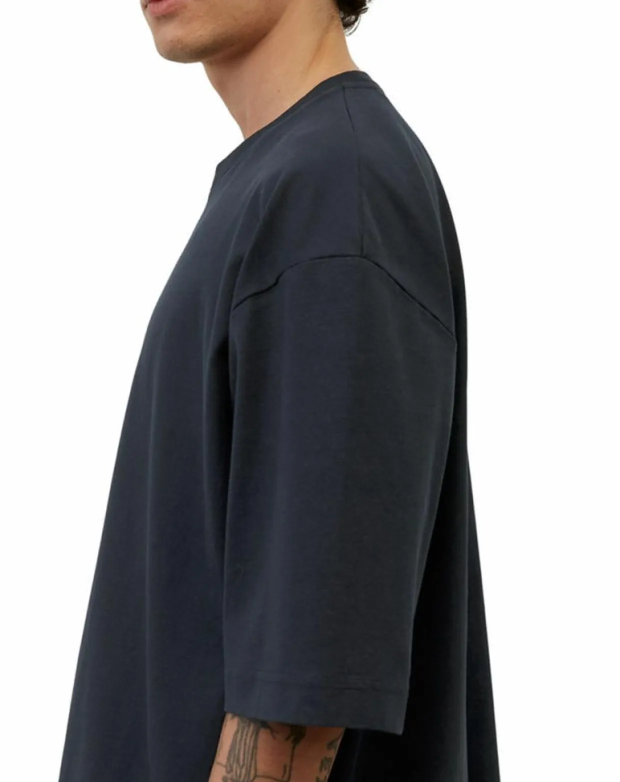 Homme Marc O'Polo T-Shirts^T-Shirt manches courtes Col Rd Oversize bleu marine