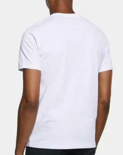 Homme Hackett London T-Shirts^T-Shirt manches courtes Hackett Face blanc