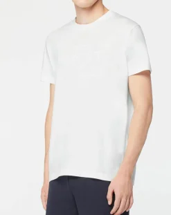 T-Shirt manches courtes Uni Blaosn Brodé T/T écru-Gant Discount