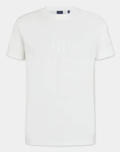 T-Shirt manches courtes Uni Blaosn Brodé T/T écru-Gant Discount