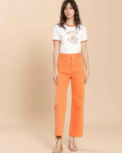 T-Shirt Martha orange-The Korner Online
