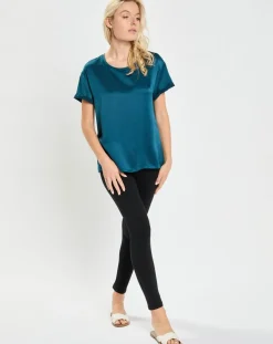 T-Shirt Nassima bleu ming-Passionata New