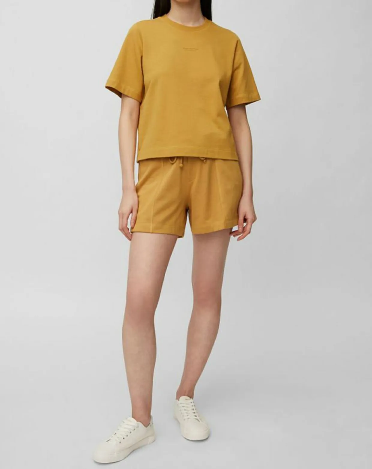 T-Shirt oversize jaune-Marc O'Polo New