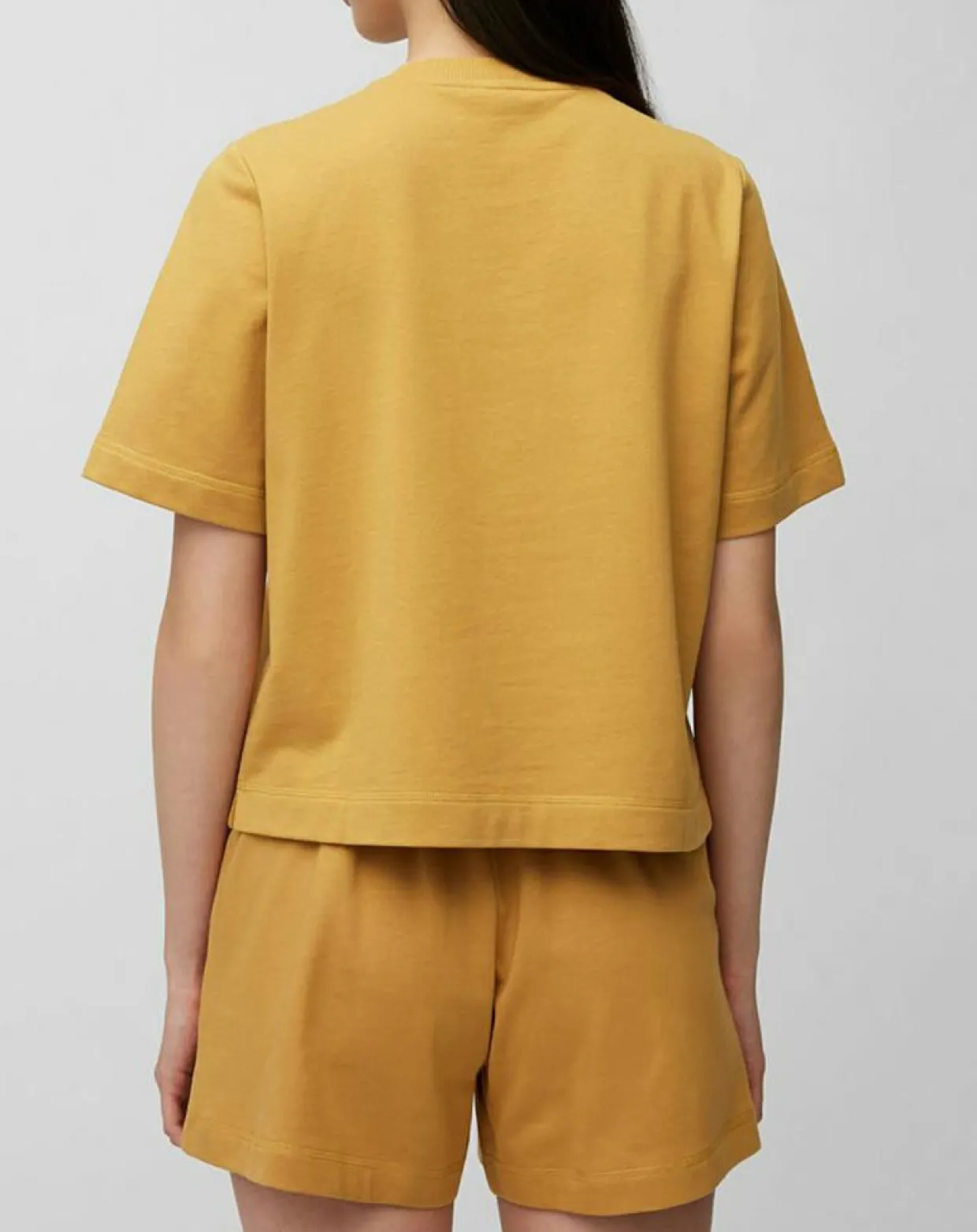T-Shirt oversize jaune-Marc O'Polo New