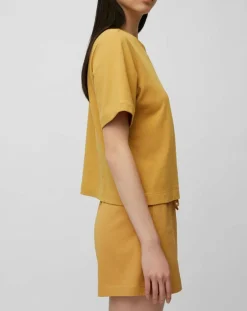 T-Shirt oversize jaune-Marc O'Polo New