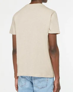 T-Shirt poche fantaisie beige chiné-Hackett London Best