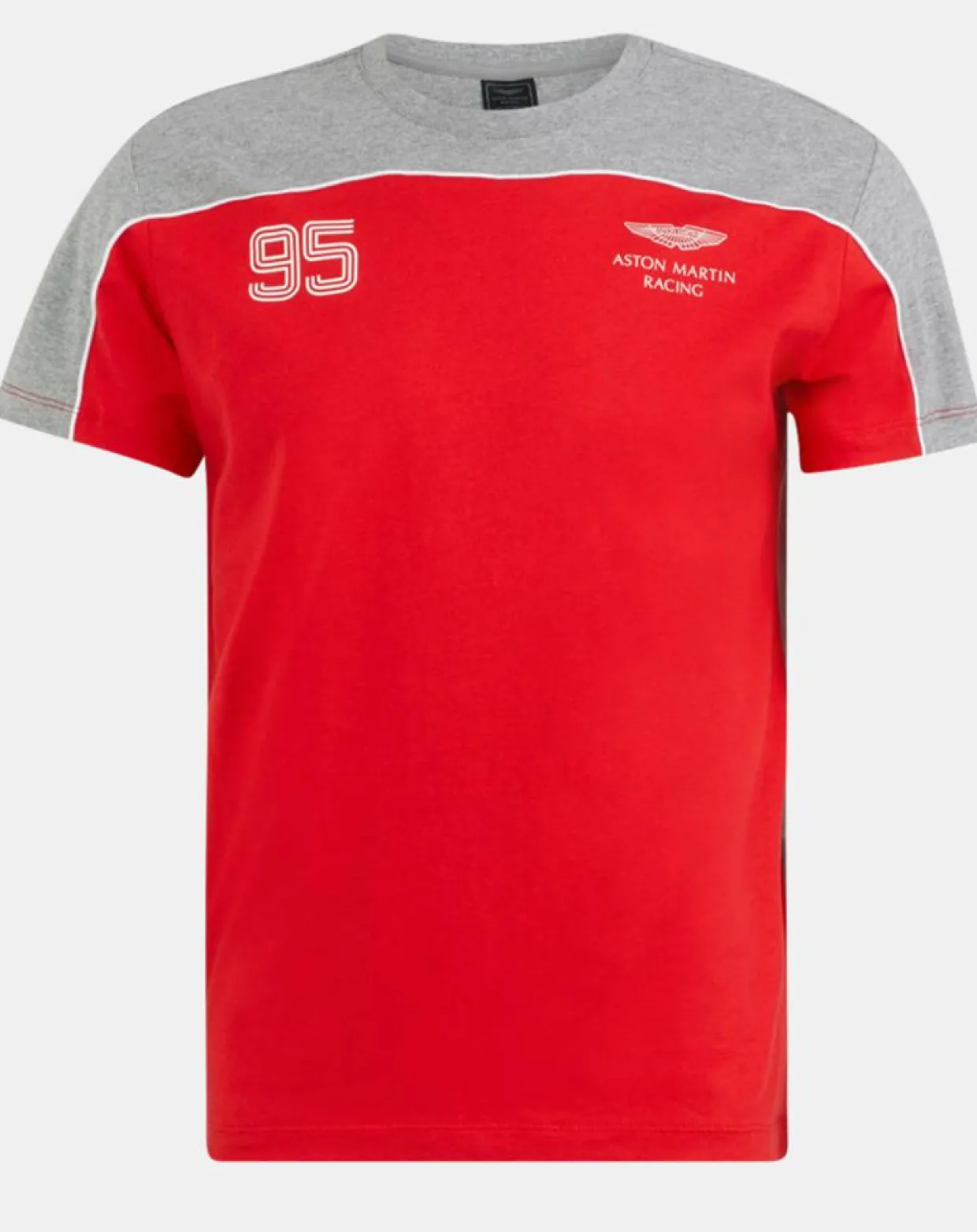 Homme Hackett London T-Shirts^T-Shirt Poit 95 Aston Martin Racing gris/rouge