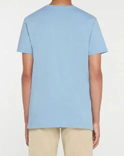 Homme Hackett London T-Shirts^T-Shirt Print Body bleu ciel