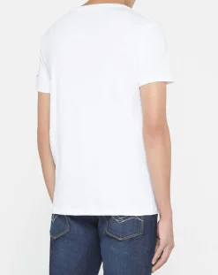 Homme Replay T-Shirts^T-Shirt print rock blanc