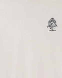 Homme Hackett London T-Shirts^T-Shirt Regular Fit Blason écru