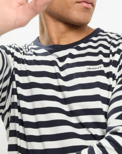Homme Gant T-Shirts^T-Shirt Regular Fit Marinière bleu/blanc