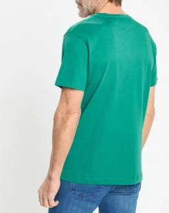 Homme Hackett London T-Shirts^T-Shirt Regular Fit uni Yok vert vif