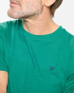 Homme Hackett London T-Shirts^T-Shirt Regular Fit uni Yok vert vif