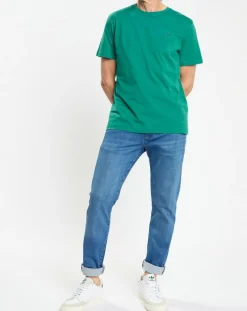 Homme Hackett London T-Shirts^T-Shirt Regular Fit uni Yok vert vif