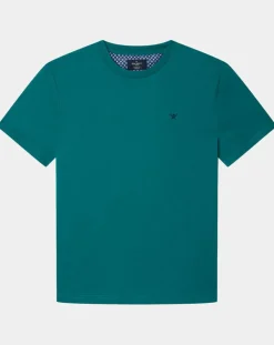 Homme Hackett London T-Shirts^T-Shirt Regular Fit uni Yok vert vif