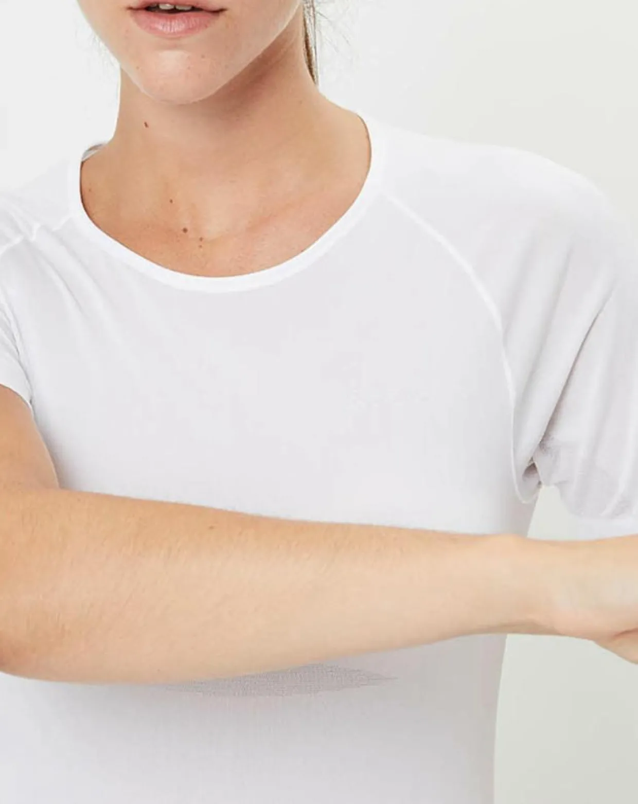Femme Odlo T-Shirts^T-Shirt Respirant Evolution X-Light Ultraléger blanc