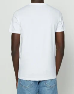 Homme Replay T-Shirts^T-Shirt Rock Fluo blanc