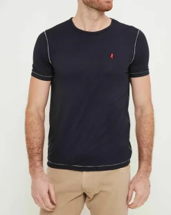 Homme MCS T-Shirts^T-Shirt Seams marine