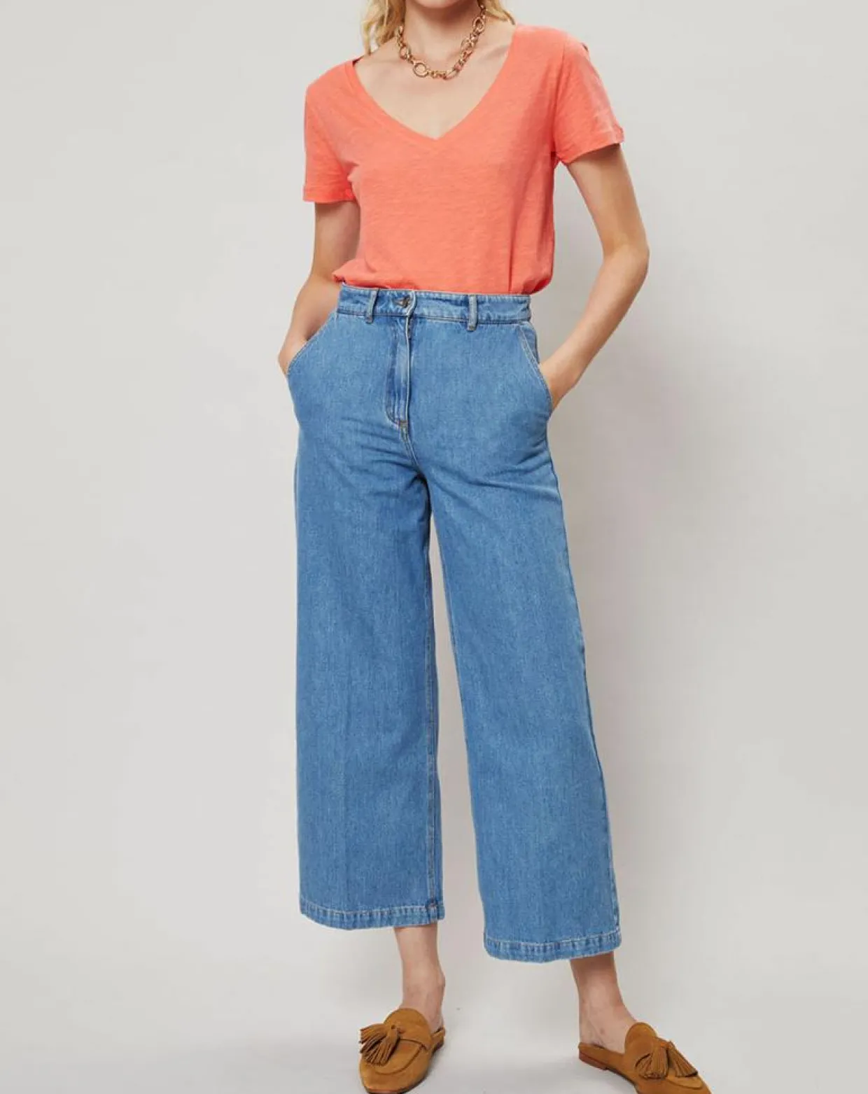 Femme J.Crew T-Shirts^T-Shirt Soupir orange corail