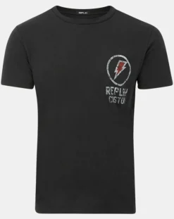 Homme Replay T-Shirts^T-Shirt storm custom noir