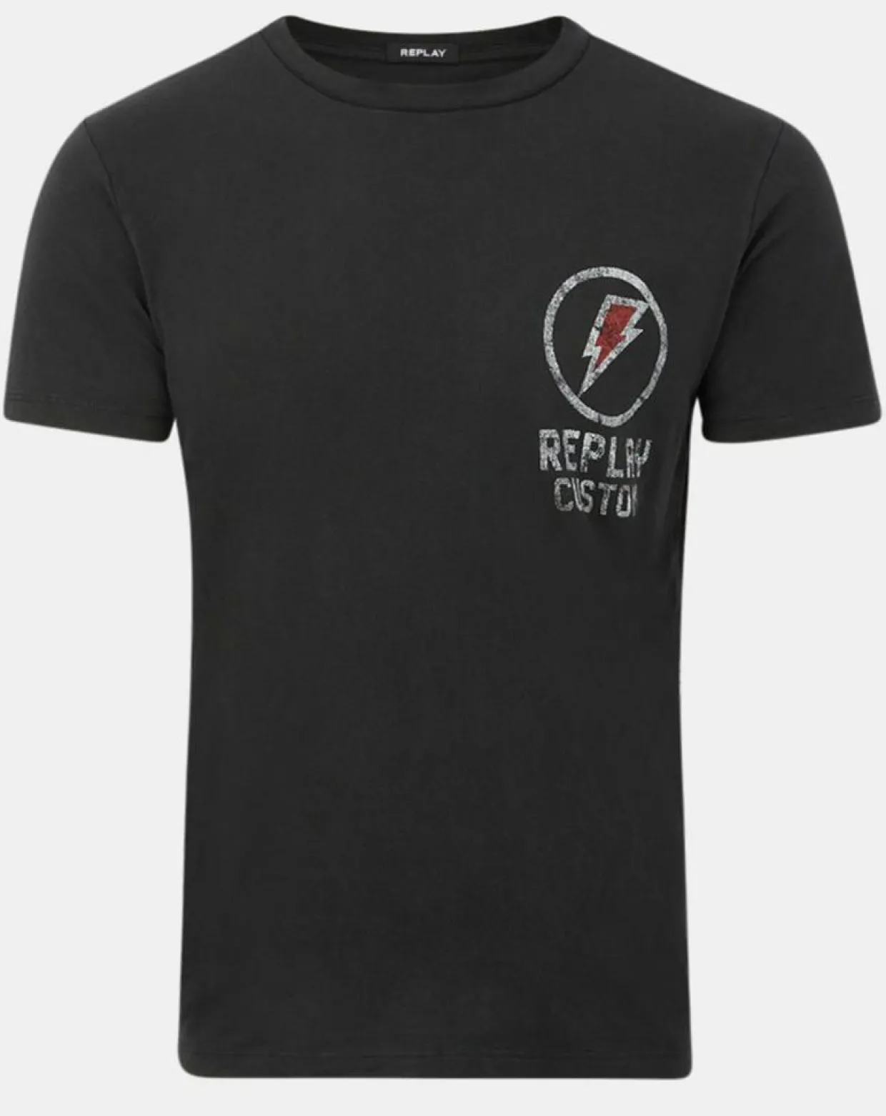 Homme Replay T-Shirts^T-Shirt storm custom noir