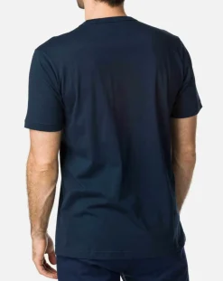 Homme Rossignol T-Shirts^T-Shirt Stripes bleu marine
