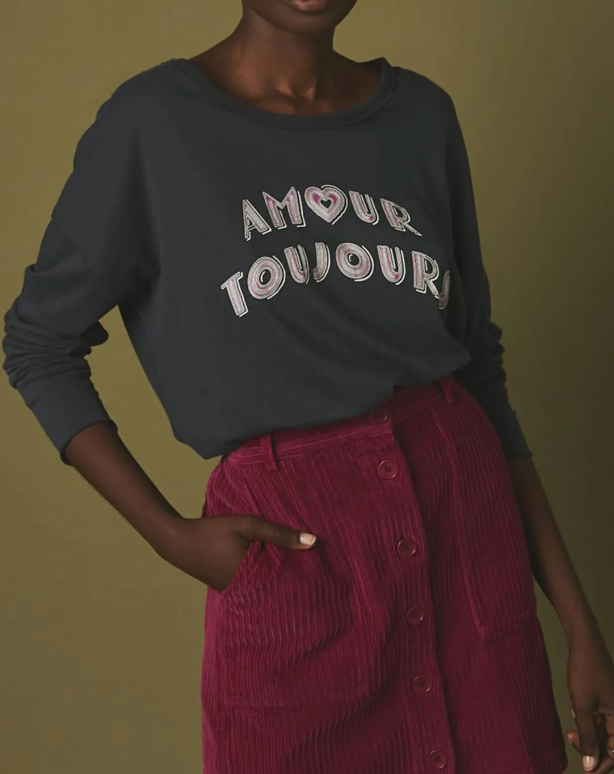 Femme Hartford Tops Et Blouses^T-Shirt Tagiane charcoal