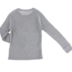 Enfant Odlo Garçon^T-Shirt technique manches longues Warm gris mélangé
