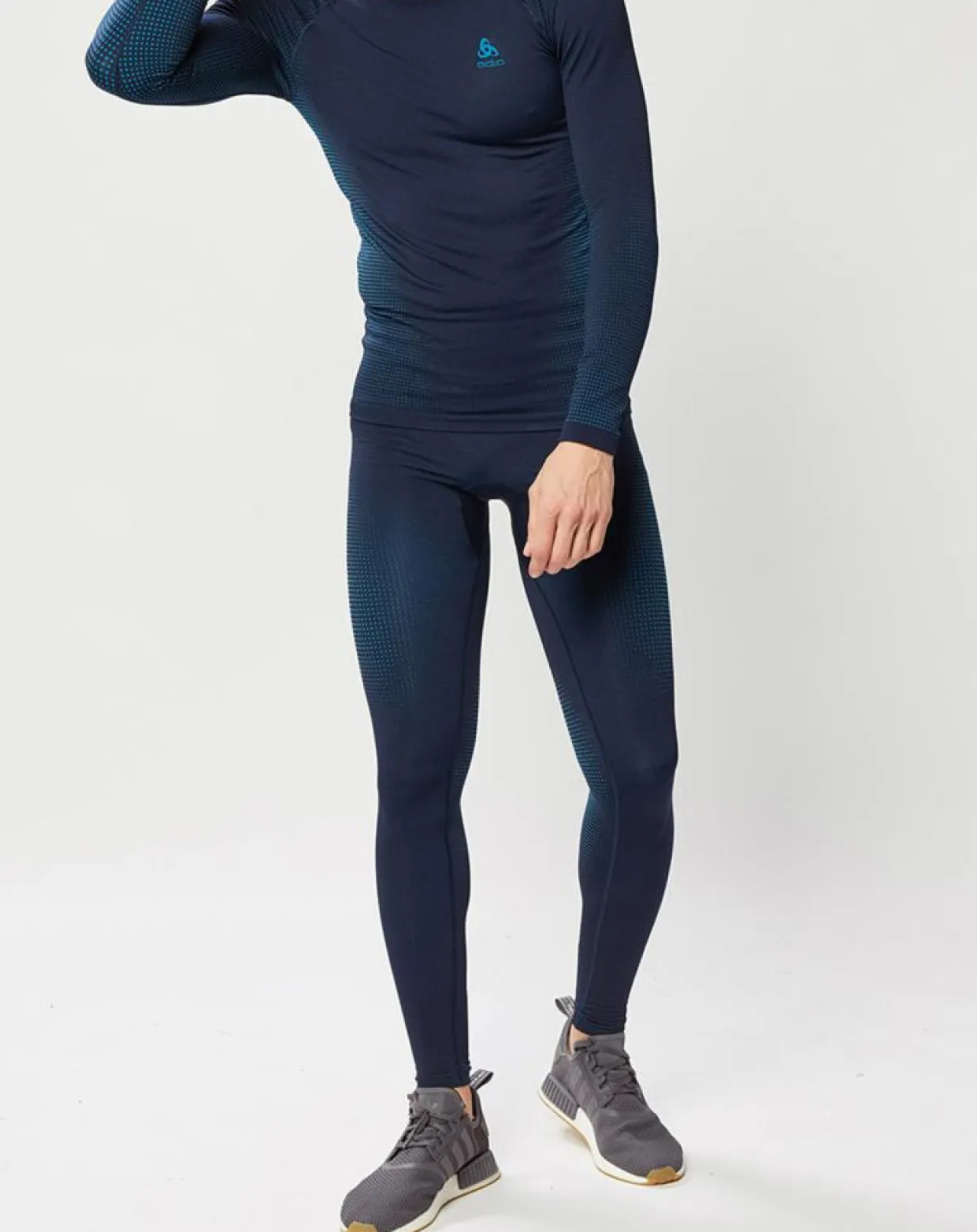 T-Shirt technique Performance Warm bleu-Odlo New