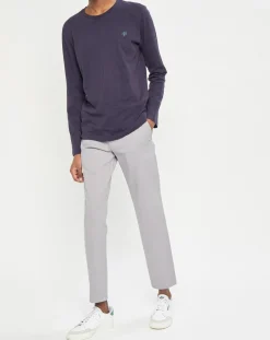 T-Shirt Uni Coton Organic bleu marine-Marc O'Polo Discount