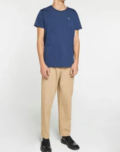 Homme Hackett London T-Shirts^T-Shirt Uni Logo bleu foncé