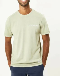 Homme Dockers T-Shirts^T-Shirt WaterLess kaki clair