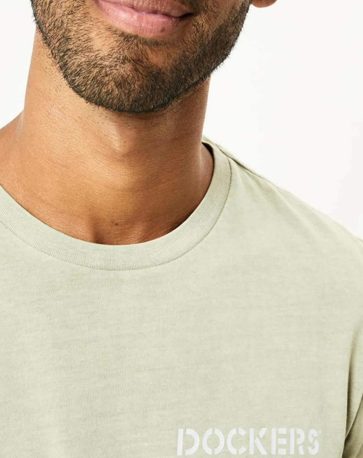 Homme Dockers T-Shirts^T-Shirt WaterLess kaki clair