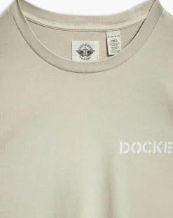 Homme Dockers T-Shirts^T-Shirt WaterLess kaki clair