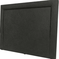 Tête de lit Ancona noire - 160x120 cm-Mazzini Sofas Sale