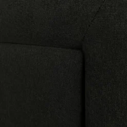 Tête de lit Ancona noire - 200x120 cm-Mazzini Sofas Online