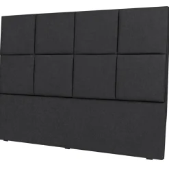 Mazzini Sofas Têtes De Lit^Tête de lit Barletta gris foncé - 140x120 cm