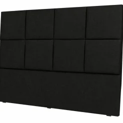 Tête de lit Barletta noire - 160x120 cm-Mazzini Sofas Outlet