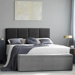 Mazzini Sofas Têtes De Lit^Tête de lit Barletta noire - 180x120 cm