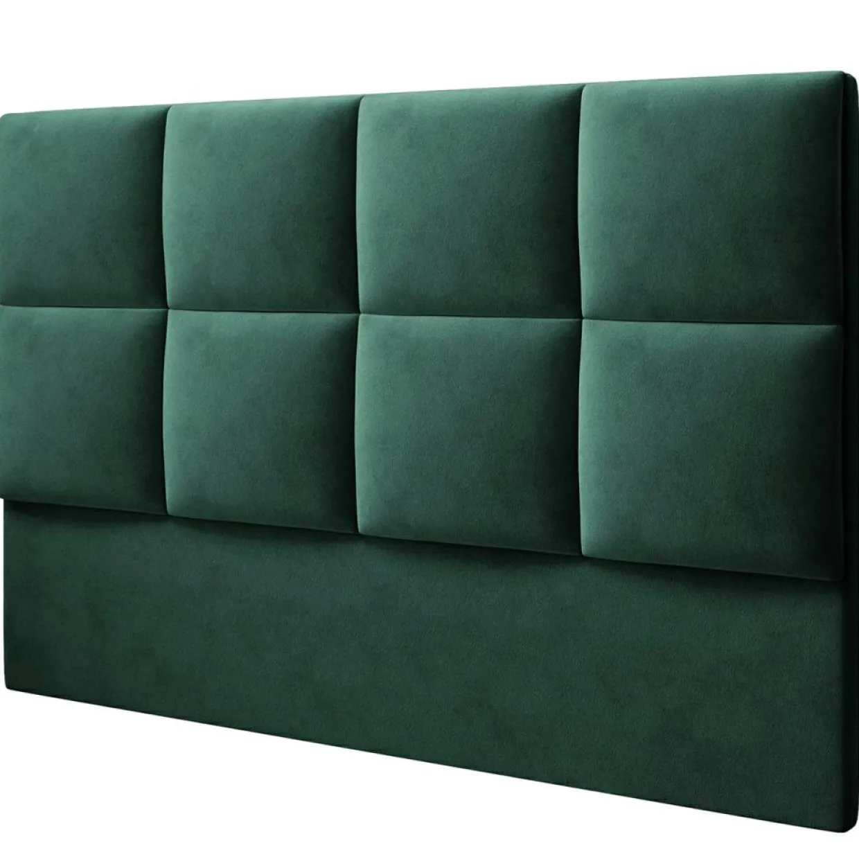Mazzini Sofas Têtes De Lit^Tête de lit en Velours Begonia vert bouteille - 160 cm
