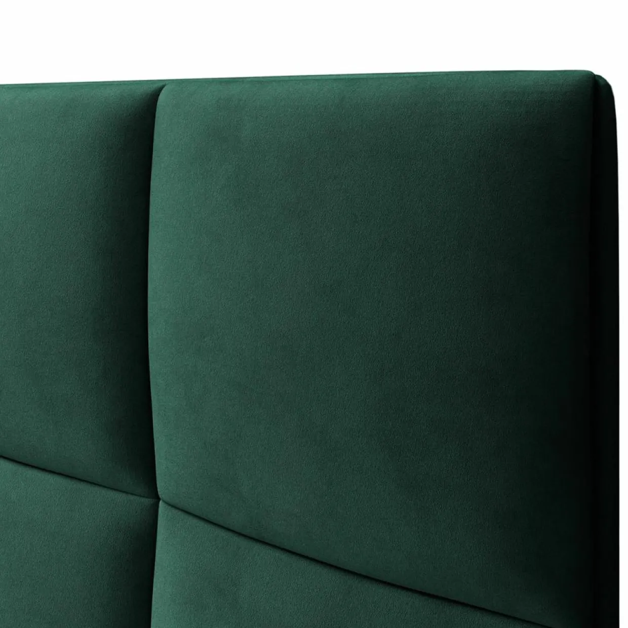Mazzini Sofas Têtes De Lit^Tête de lit en Velours Begonia vert bouteille - 180 cm
