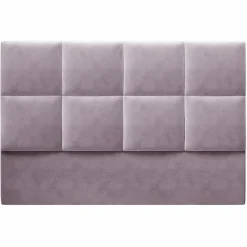 Mazzini Sofas Têtes De Lit^Tête de Lit en Velours Begonia lavande - 140x120 cm