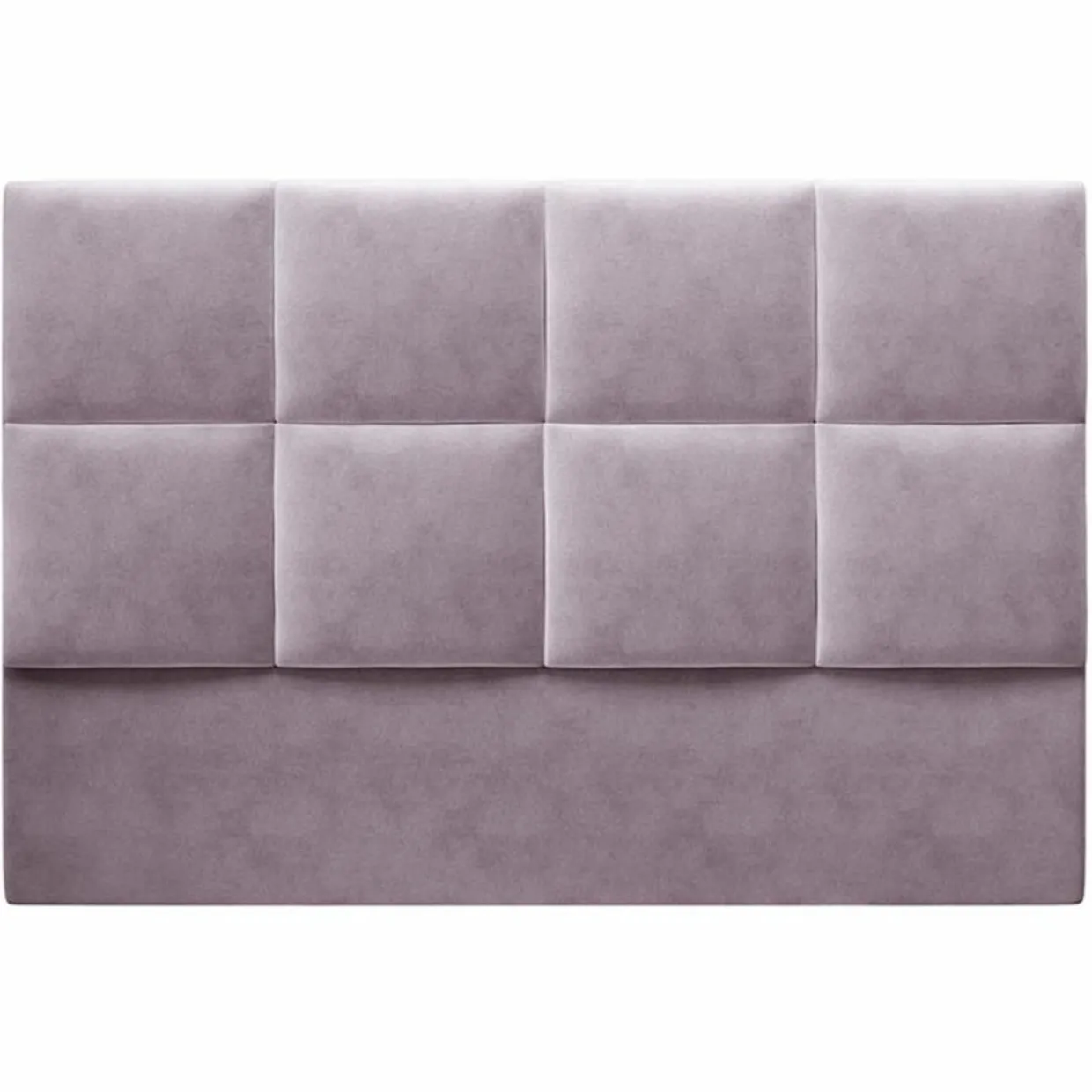 Mazzini Sofas Têtes De Lit^Tête de Lit en Velours Begonia lavande - 140x120 cm